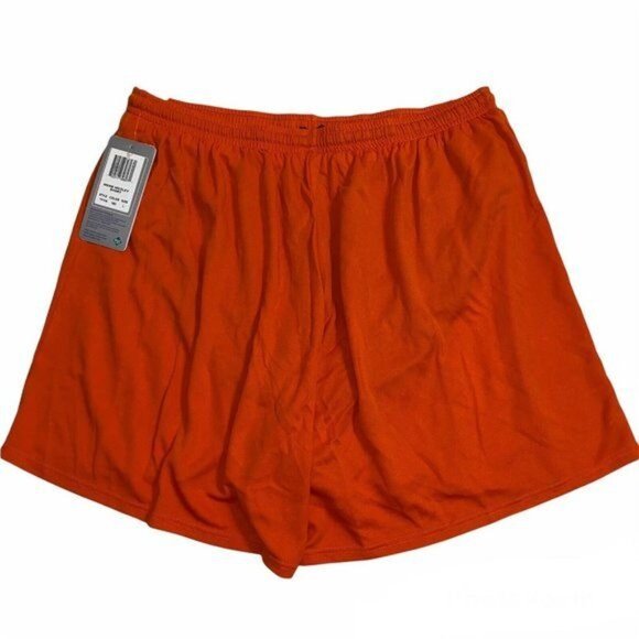 Asics Mens XL Medley Running Shorts‎ Orange White Drawstring Inner Liner NWT - Picture 8 of 9